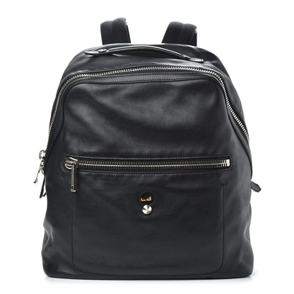 Fendi Calfskin Faces Backpack Black 1 of 12
