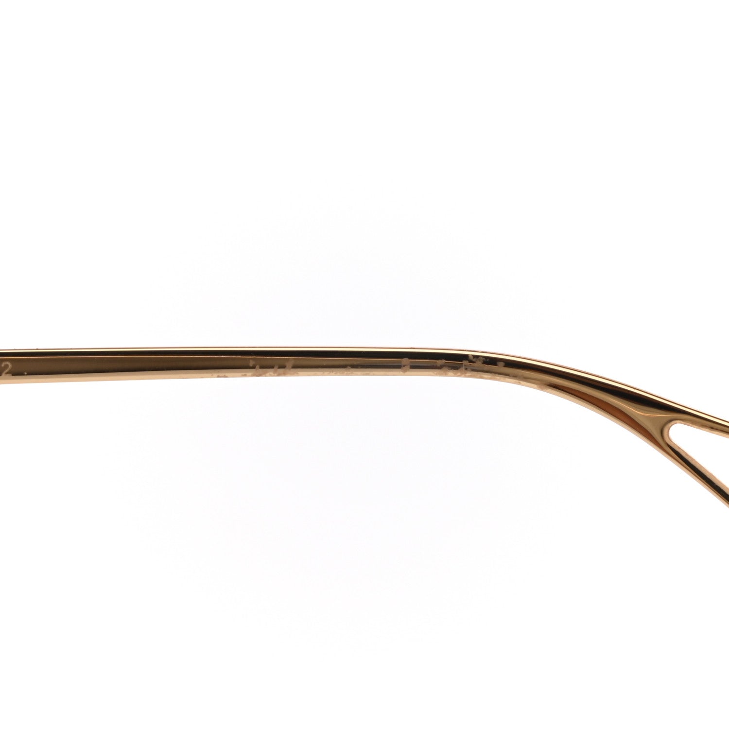 Gucci Oversized Round Sunglasses GG0252S Gold Brown 8 of 10