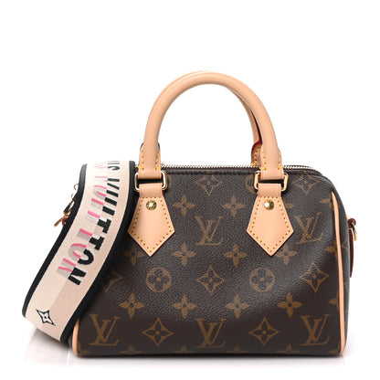 Louis Vuitton Monogram Speedy Bandouliere 20 Black 1 of 9