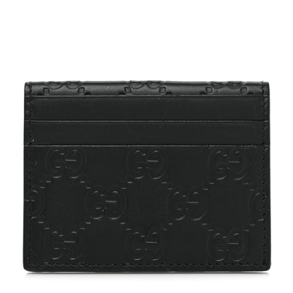 Gucci Guccissima Card Holder Black 1 of 8