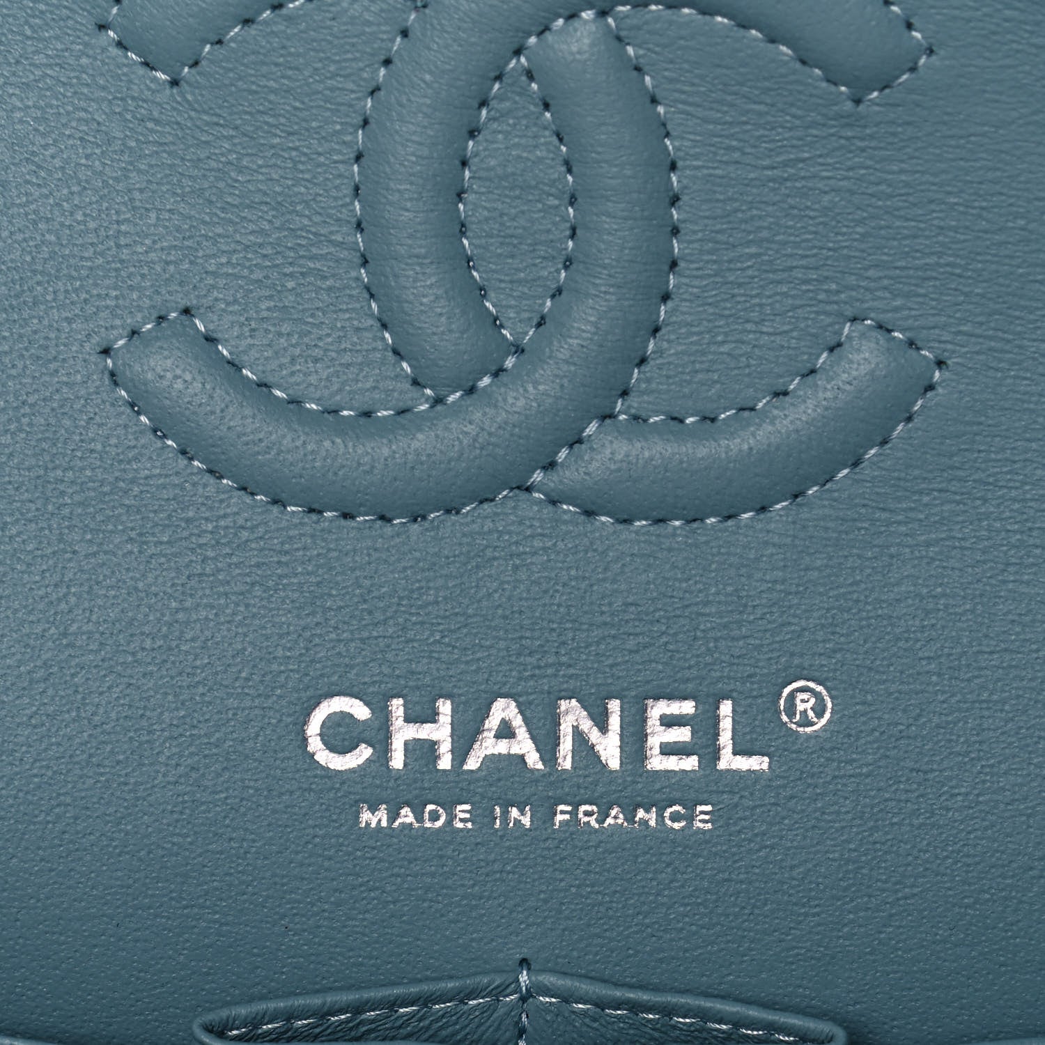 Chanel Caviar Quilted Small Double Flap Light Blue 6 of 11