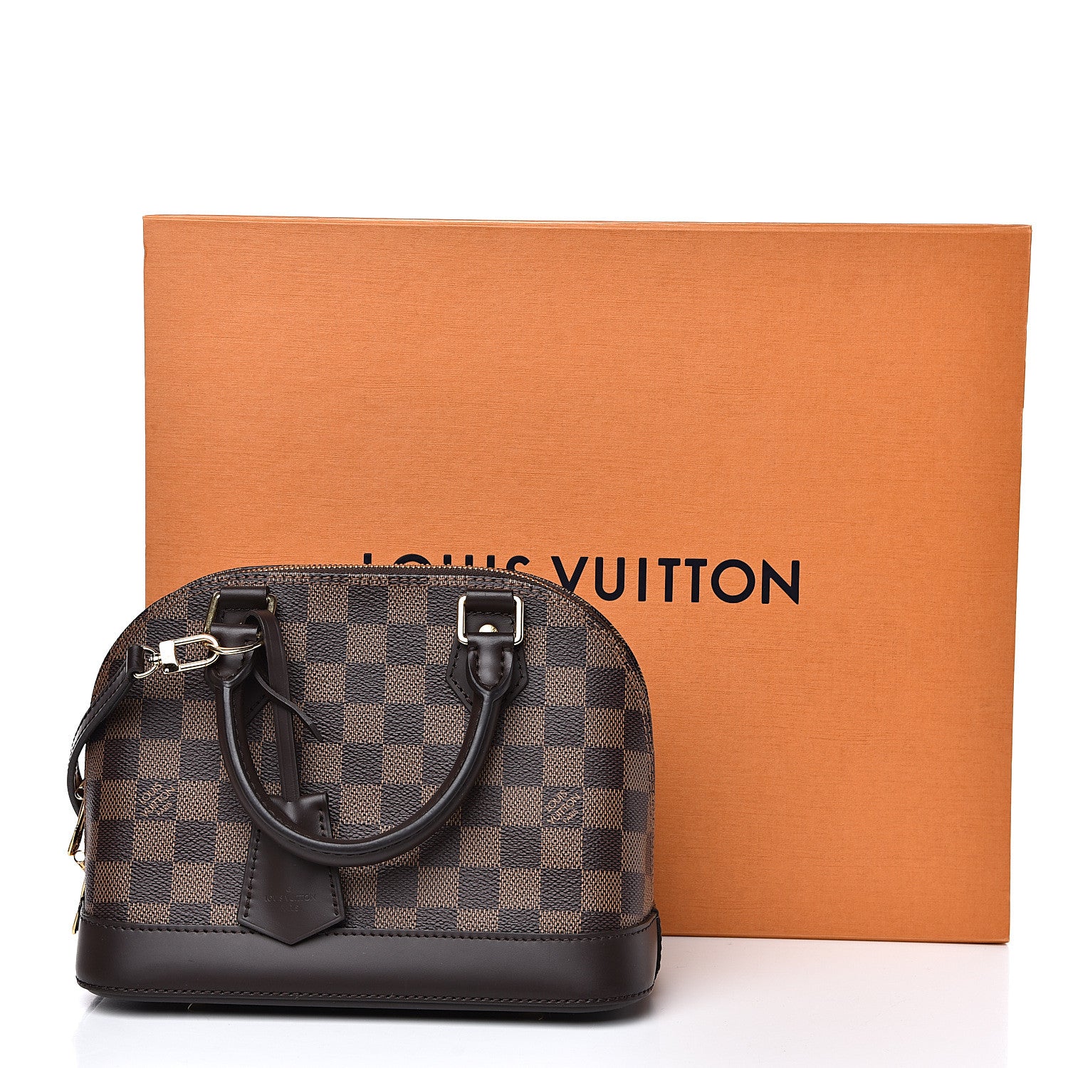 Louis Vuitton Damier Ebene Alma BB 8 of 8
