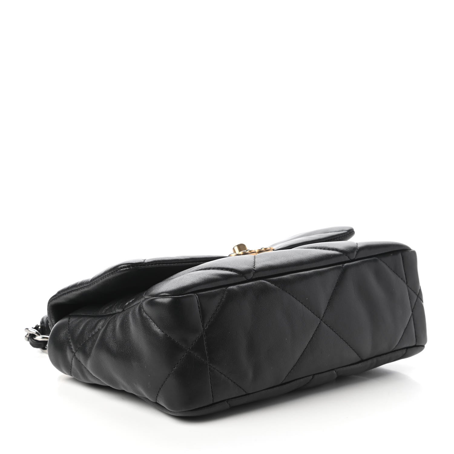 Chanel Lambskin Quilted Medium Chanel 19 Flap Black 4 of 11