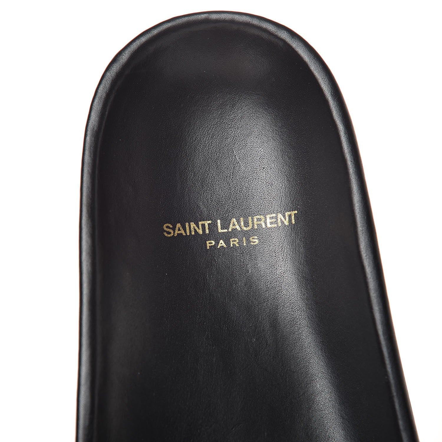 Saint Laurent Calfskin Monogram Womens Jimmy Joan Slide Sandals 39 Black 8 of 10