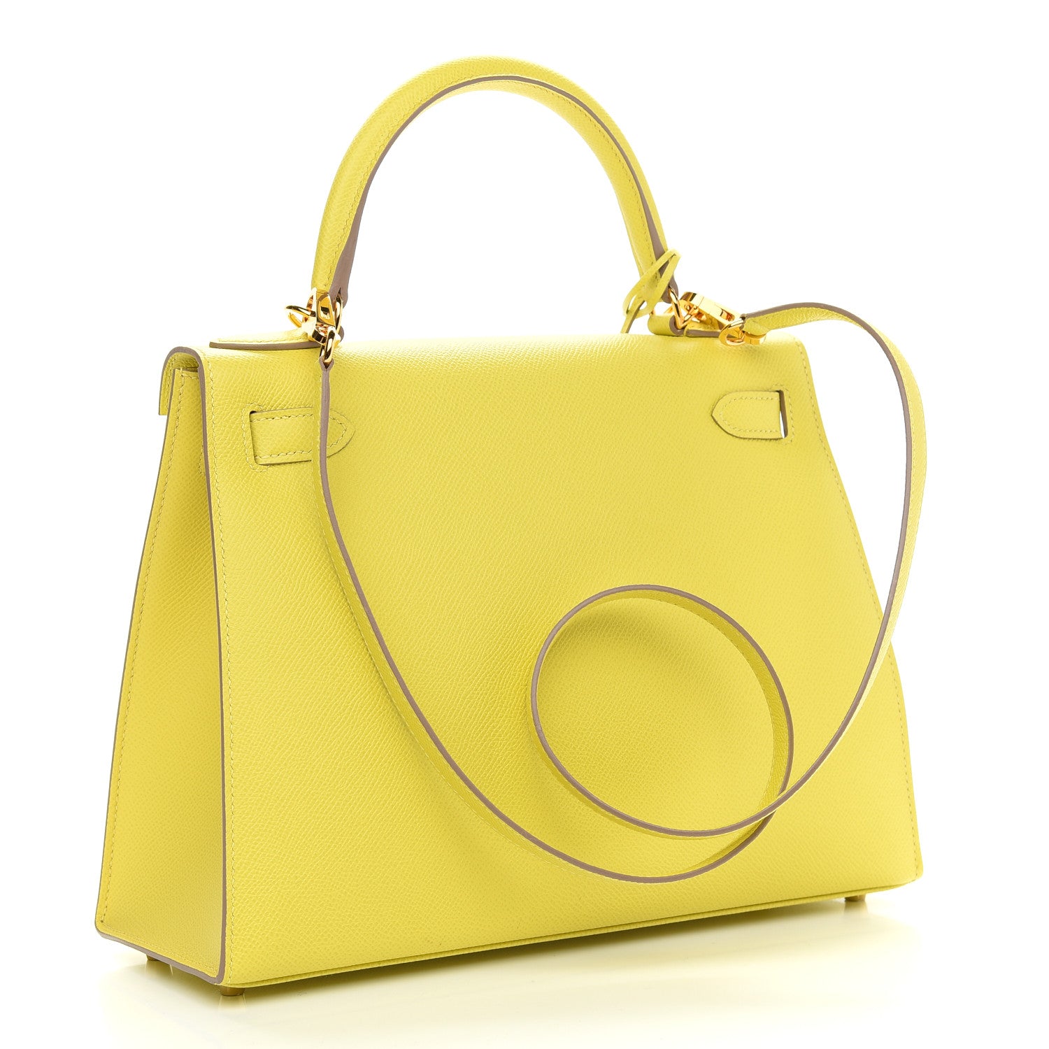Hermes Epsom Kelly Sellier 28 Lime 2 of 10