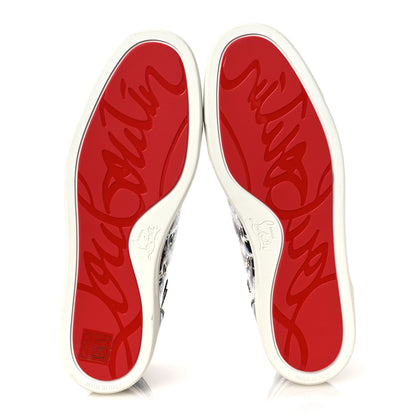 Christian Louboutin Patent Ginzana Mens Louis Orlato Flat Sneakers 42.5 Black 7 of 11