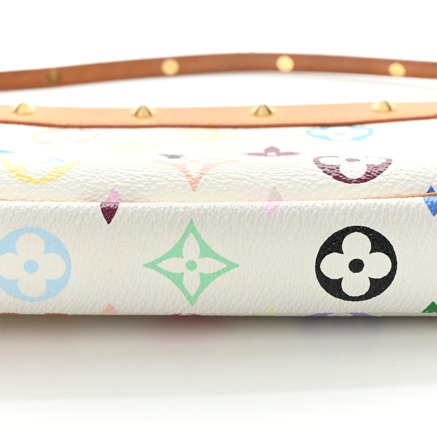 Louis Vuitton Monogram Multicolor Pochette Accessories White 11 of 13