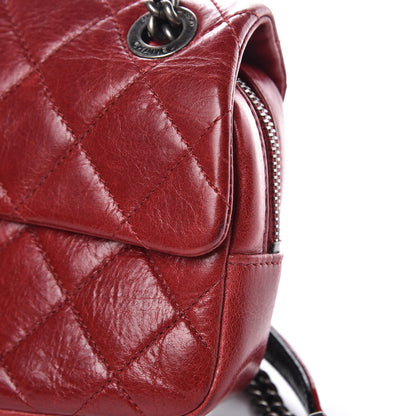 Chanel Glazed Calfskin Quilted Small Duo Color Flap Red 11 of 12