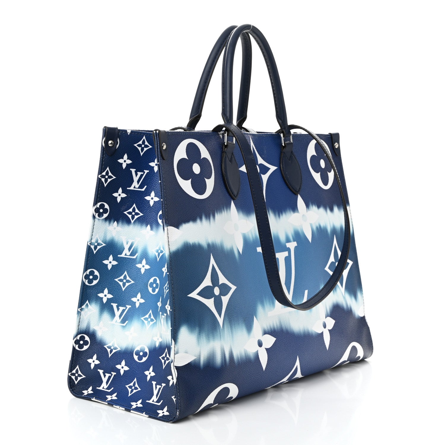 Louis Vuitton Monogram Escale Onthego GM Blue 3 of 11