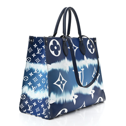 Louis Vuitton Monogram Escale Onthego GM Blue 3 of 11