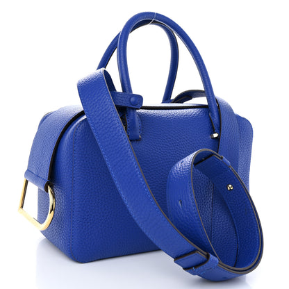 Delvaux Taurillon Soft Cool Box MM Satchel Outremer 3 of 9
