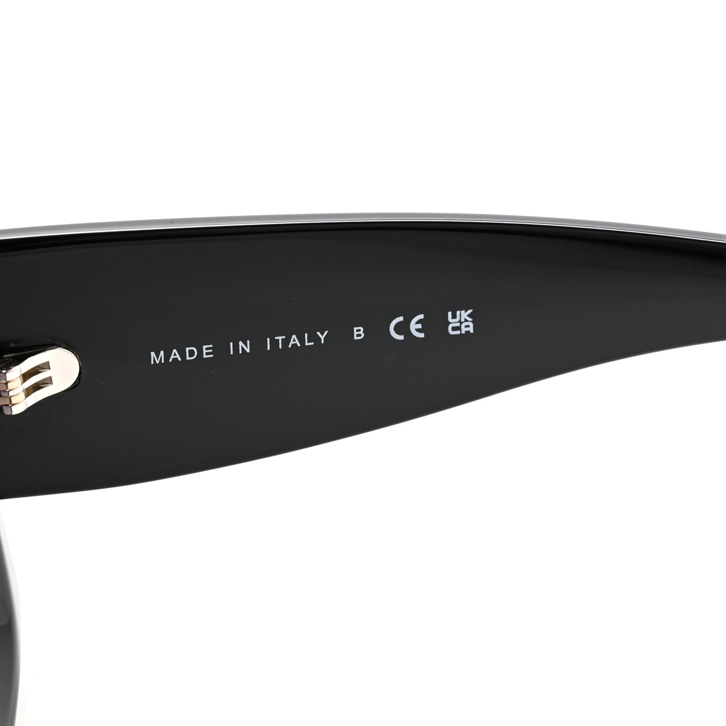 Acetate Pearl Rectangle Sunglasses 5480-H-A Black