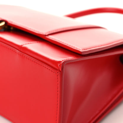 Balenciaga Shiny Box Calfskin Medium Hourglass Top Handle Bag Bright Red 9 of 11