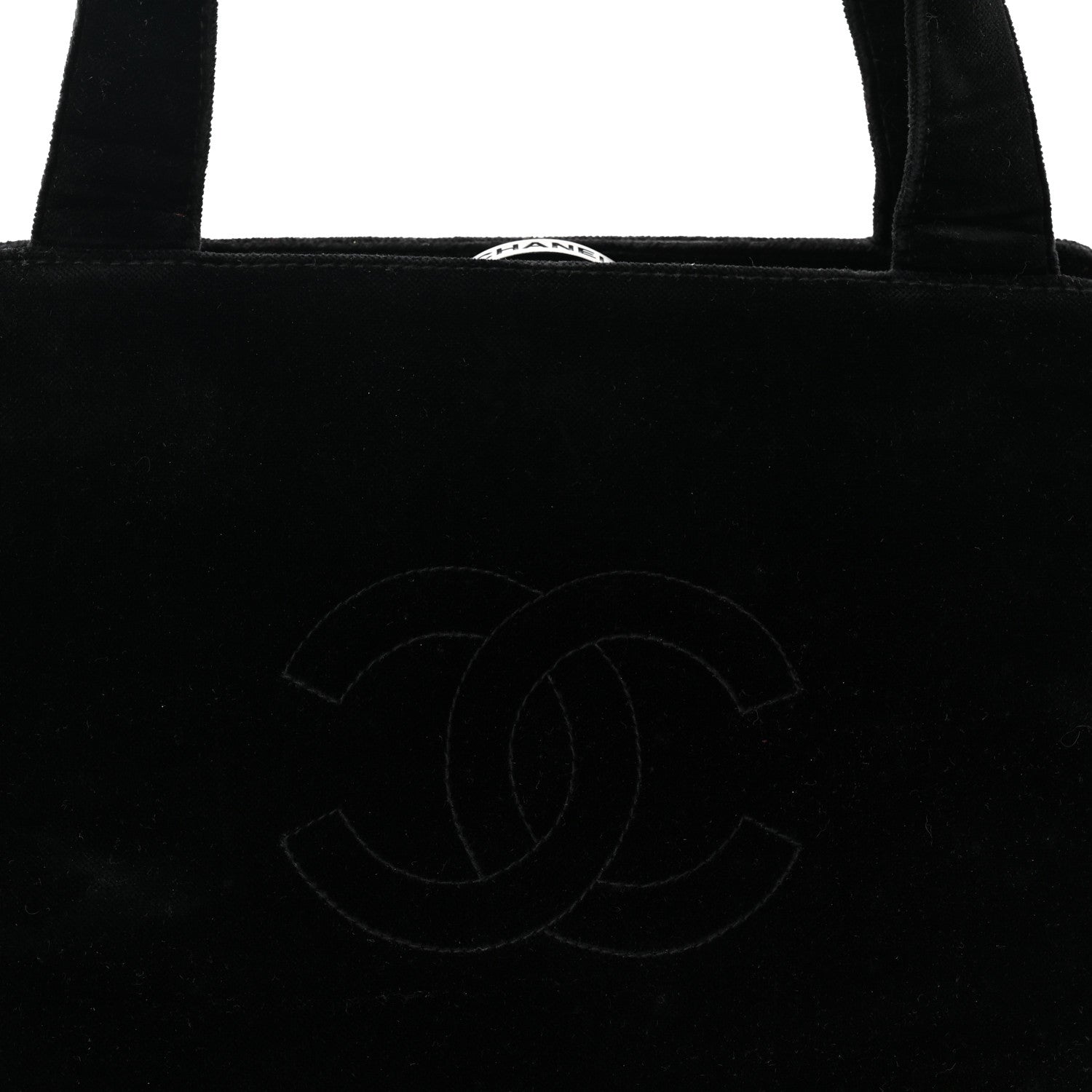Chanel Velvet CC Shoulder Bag Black 17 of 21