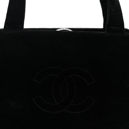 Chanel Velvet CC Shoulder Bag Black 17 of 21