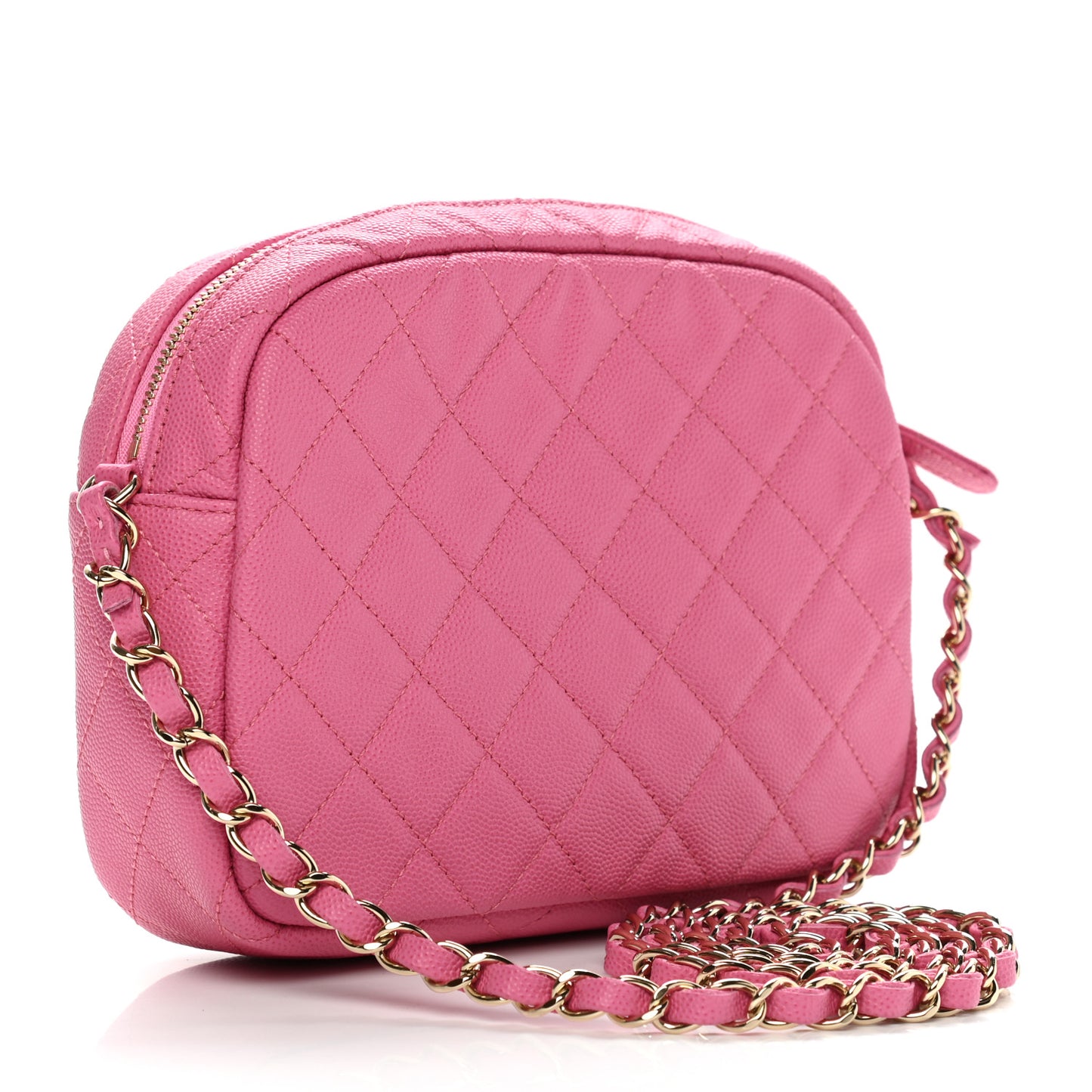 Caviar Quilted CC Day Camera Case Pink