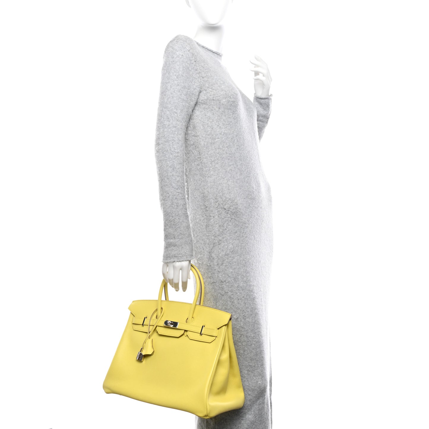 Epsom Birkin 35 Lime
