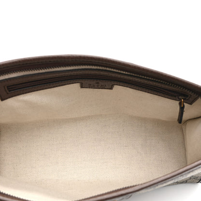 Gucci GG Supreme Monogram Web Ophidia GG Toiletry Case Beige New Acero 5 of 9