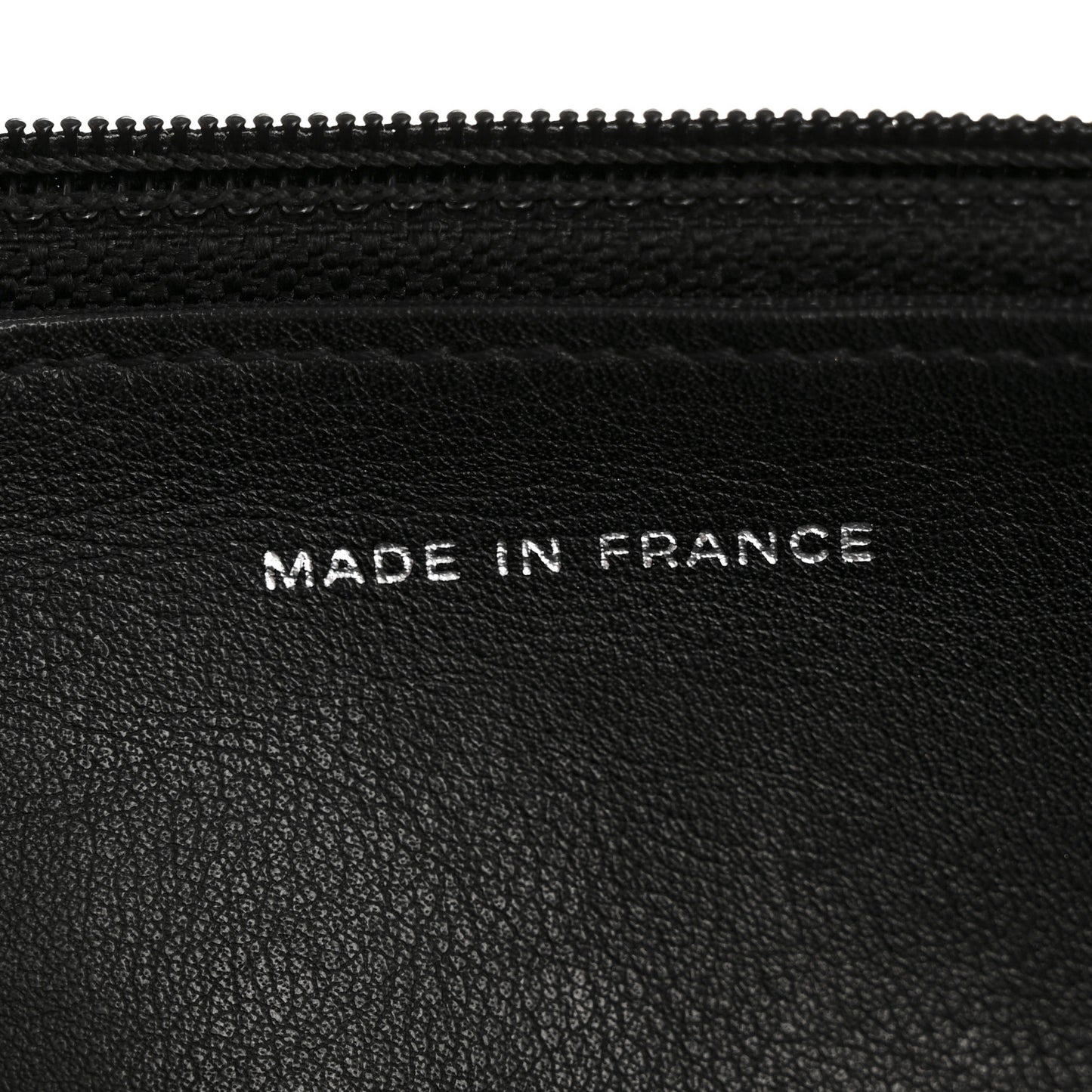 Patent Quilted Wallet On Chain WOC Black