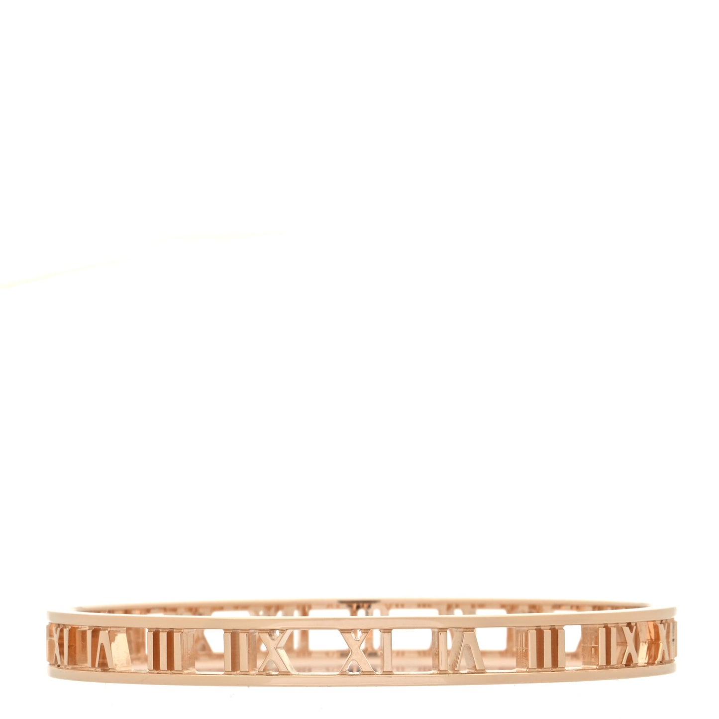 18K Rose Gold Atlas Open Bangle Bracelet