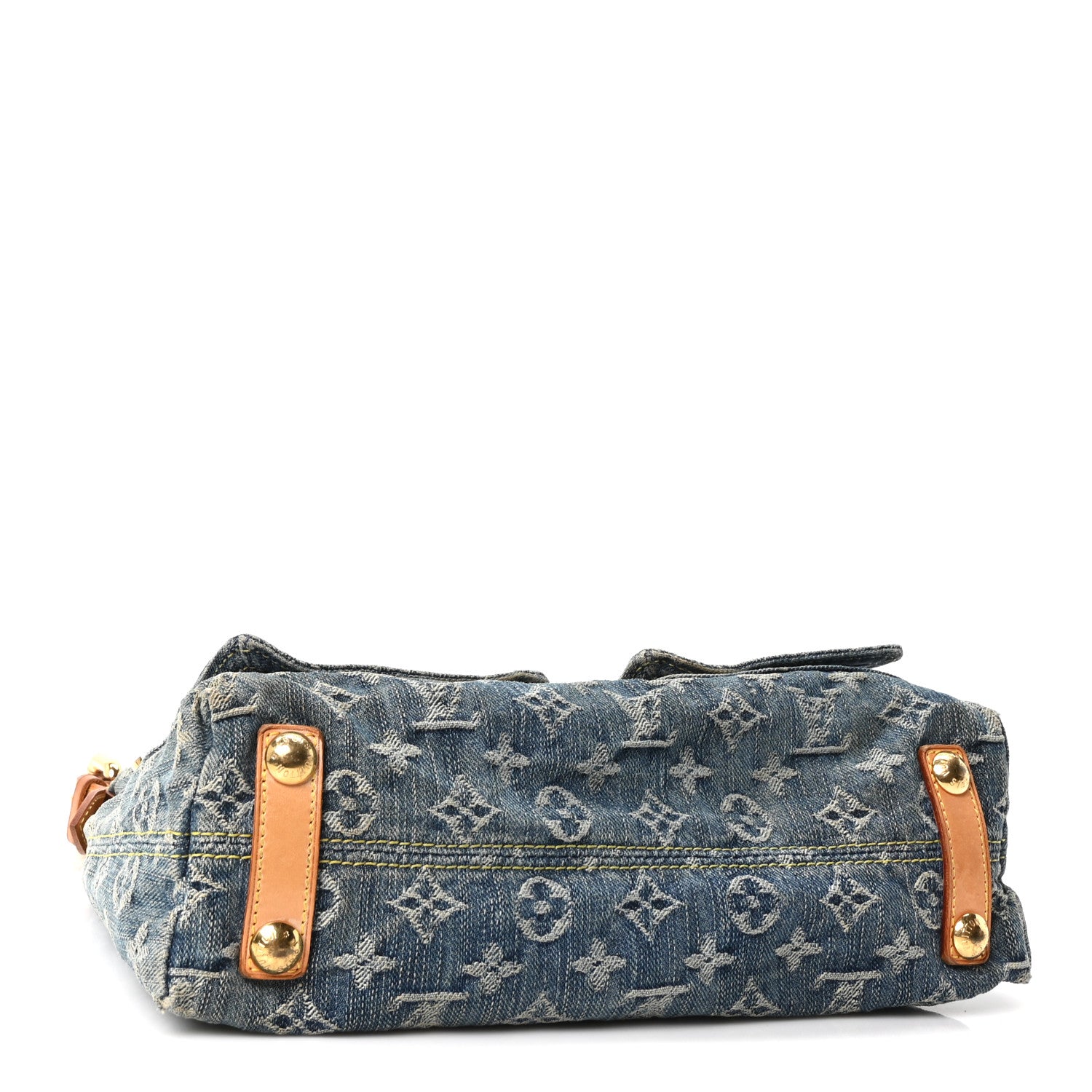 Louis Vuitton Monogram Denim Baggy PM Blue 3 of 8