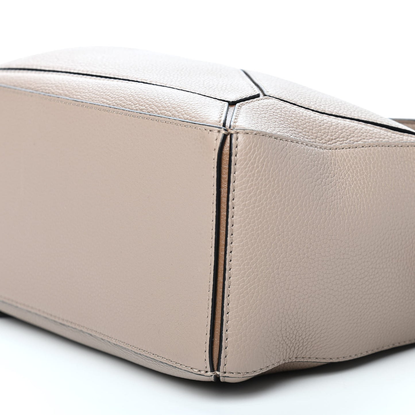 Grained Calfskin Small Puzzle Bag Sand Mink