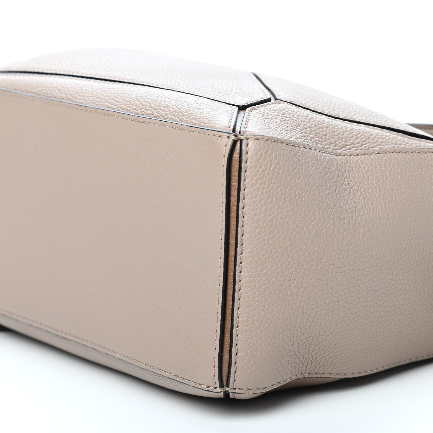 Loewe Grained Calfskin Small Puzzle Bag Sand Mink 8 of 8