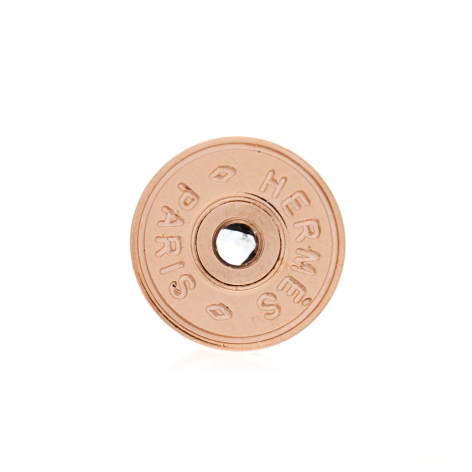 Rose Gold Lacquered Mini Pop H Earrings Rose Sakura