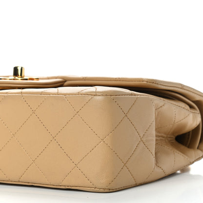 Chanel Lambskin Quilted Small Double Flap Beige 8 of 8