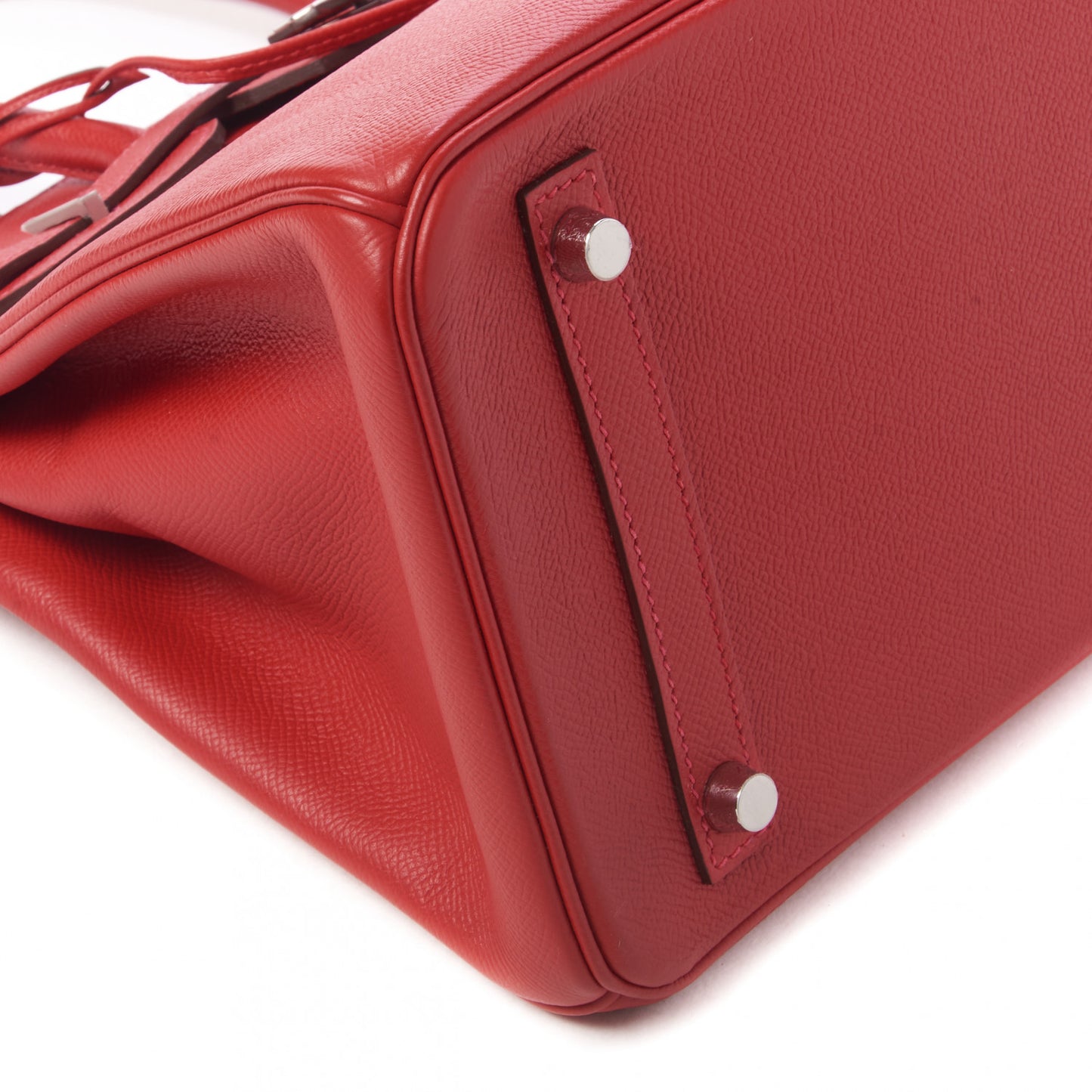 Epsom Birkin 30 Rouge Casaque