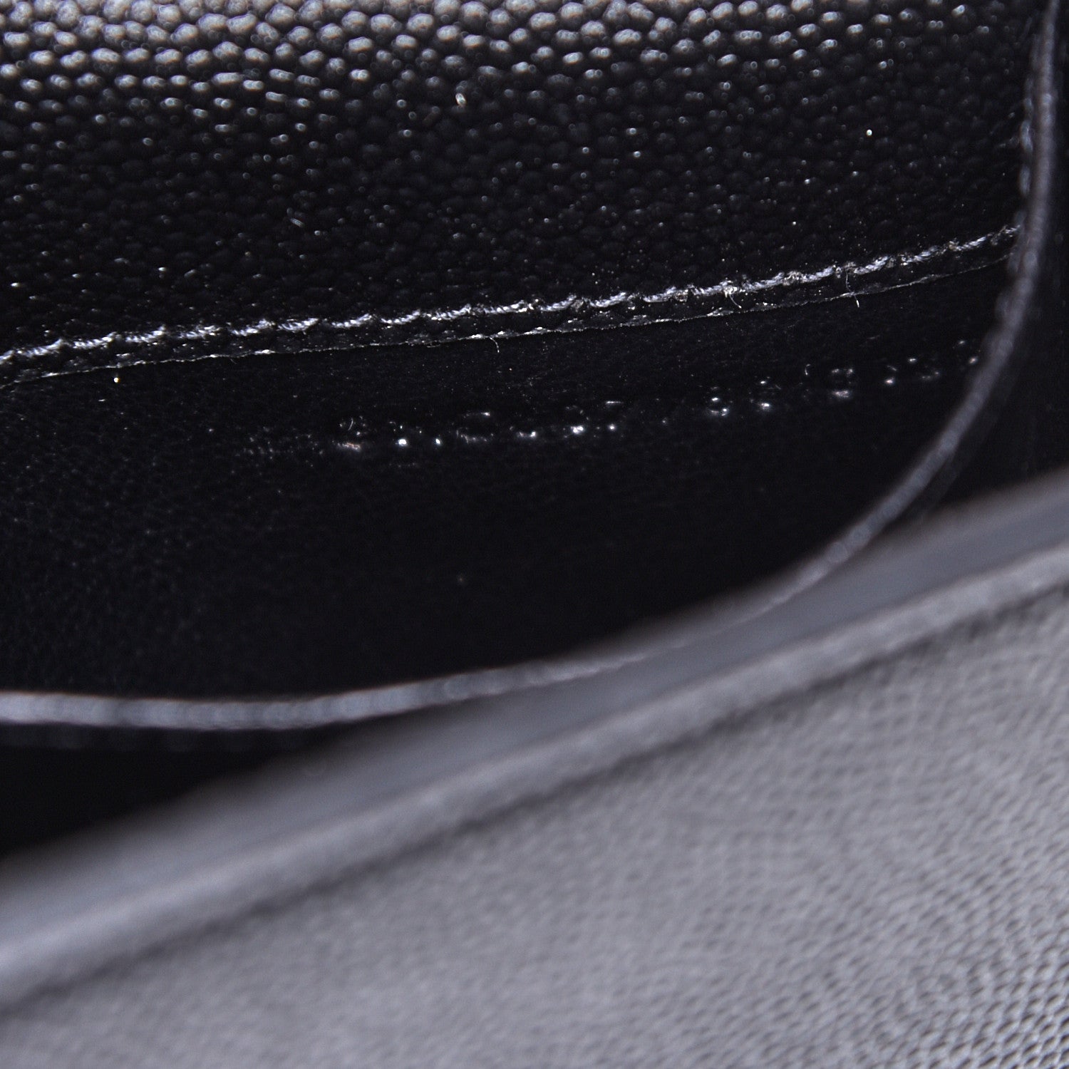 Saint Laurent Grain De Poudre Uptown Chain Wallet Black 7 of 11