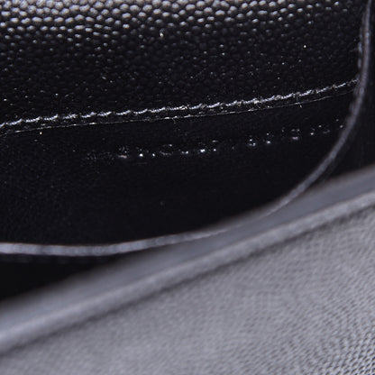 Saint Laurent Grain De Poudre Uptown Chain Wallet Black 7 of 11