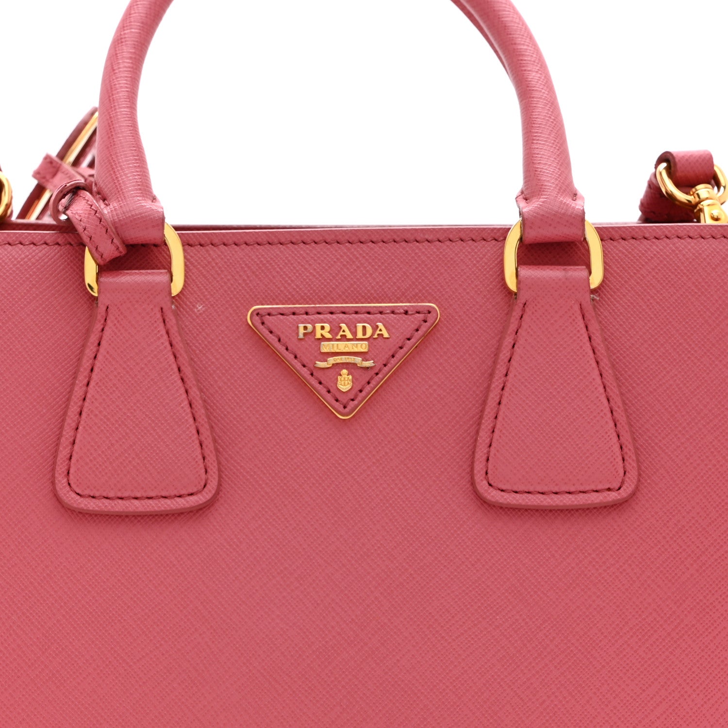 Prada Saffiano Lux 2way Tote Tamaris Camelia 8 of 10