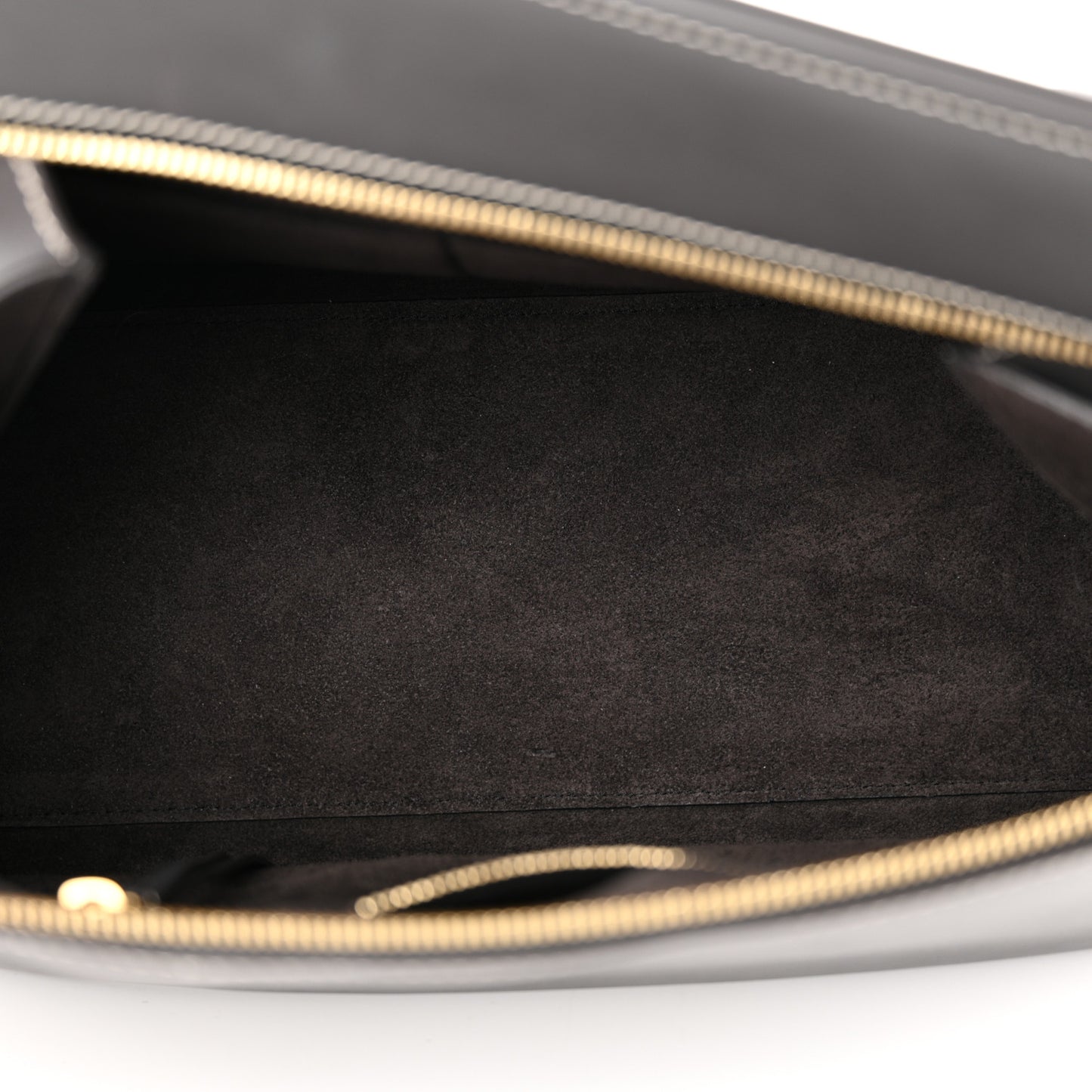 Smooth Calfskin Medium Edge Shoulder Bag Grey