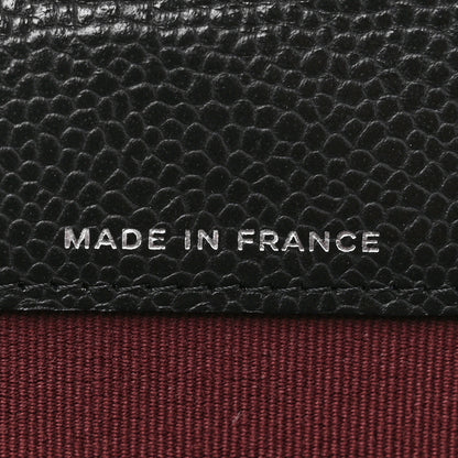 Chanel Caviar Quilted Flap Card Holder Wallet Black 7 of 9