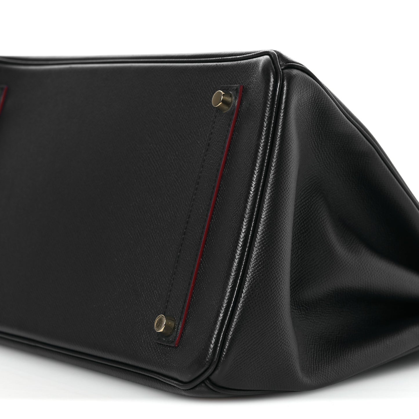 Epsom Contour Birkin 35 Bleu Indigo Rouge H