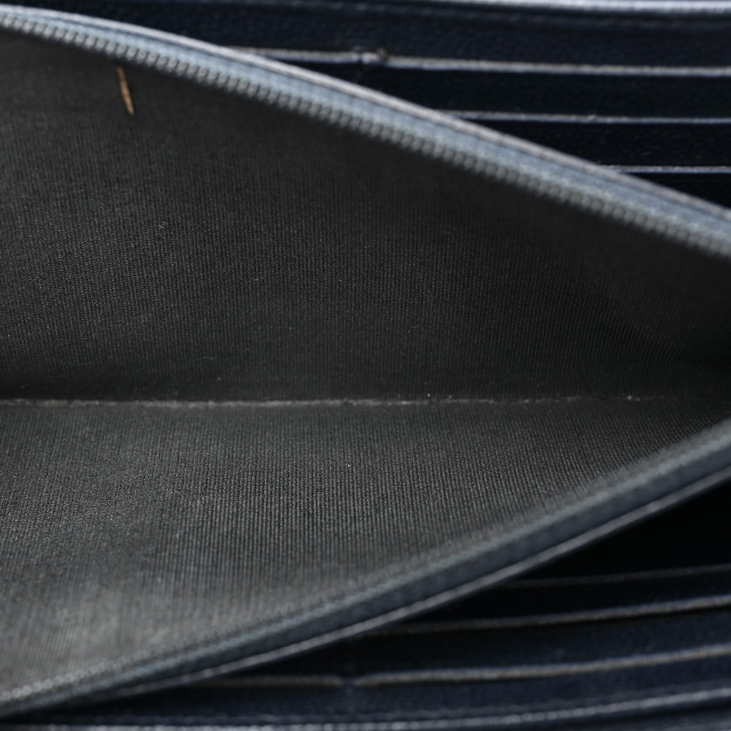 Chanel Caviar Sevruga Long Flap Wallet Navy 6 of 18
