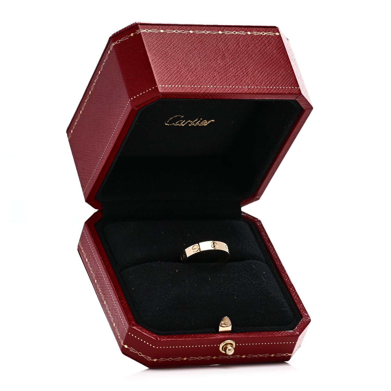 Cartier 18K Yellow Gold 3.5mm LOVE Wedding Band Ring 52 6 5 of 5