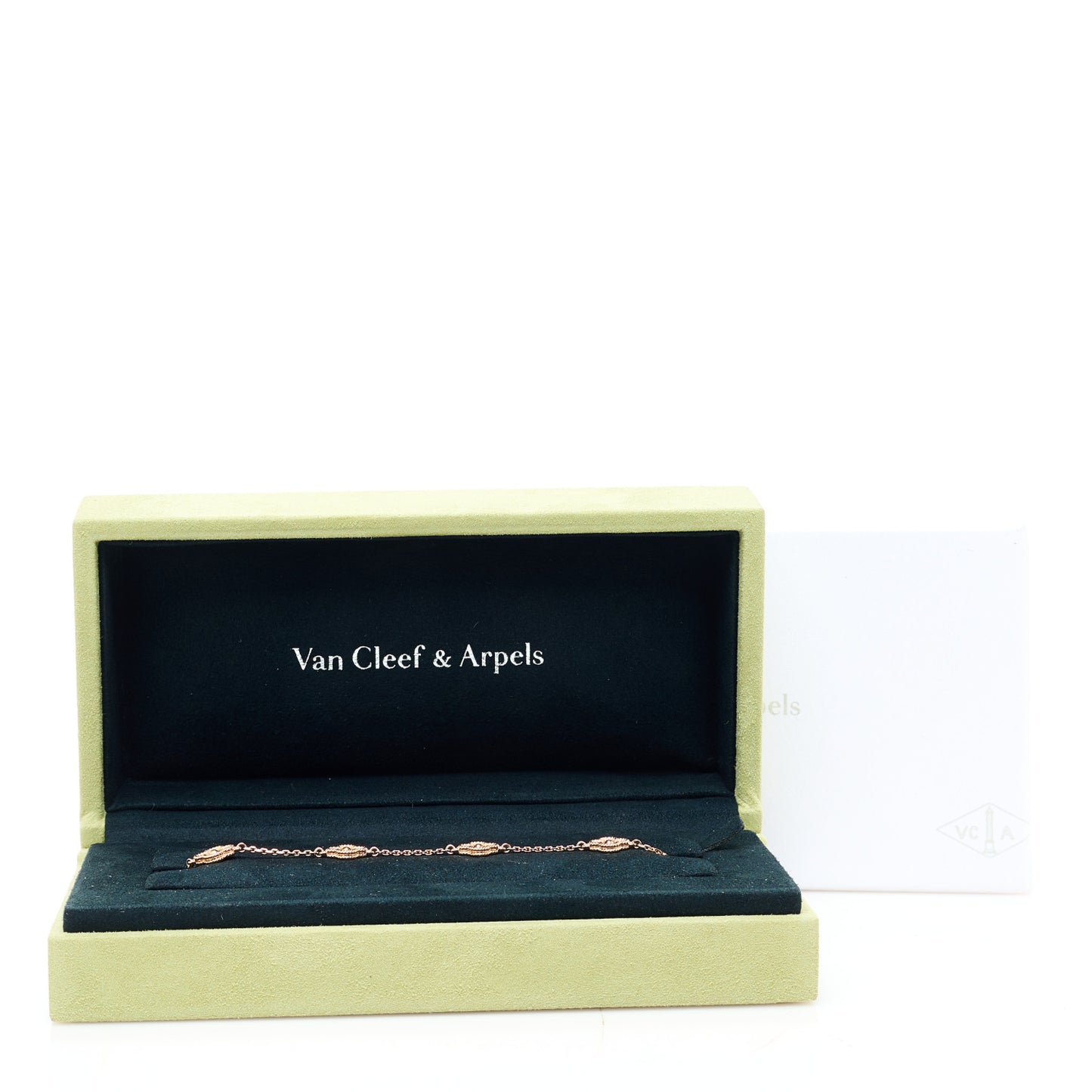 18K Rose Gold 6 Motifs Sweet Alhambra Bracelet