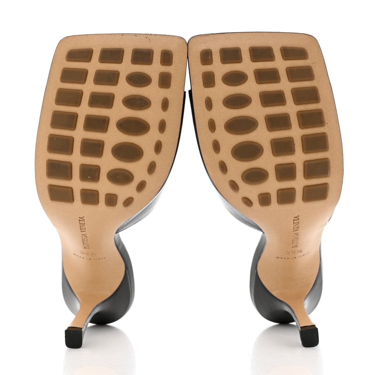 Bottega Veneta Lambskin Stretch Mule Sandals 39.5 Black 5 of 10
