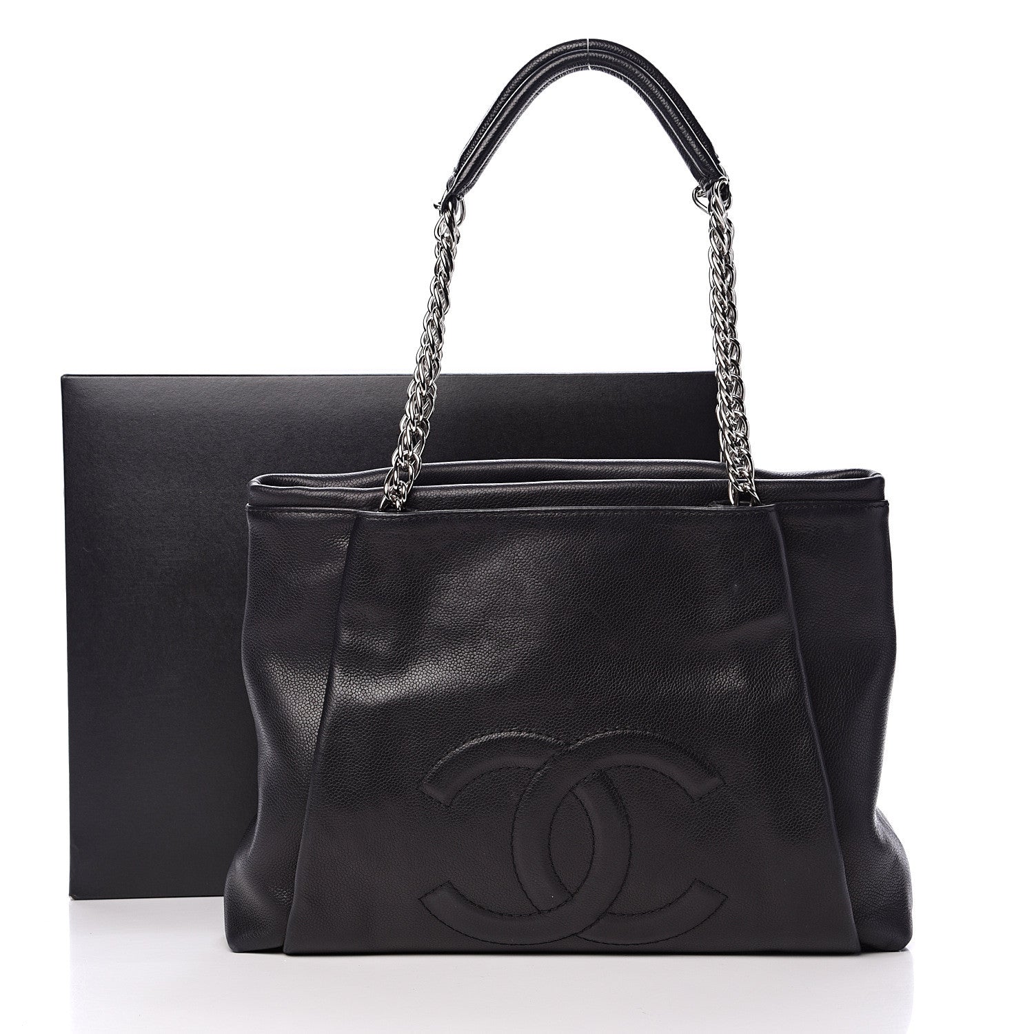 Chanel CC Shopping Tote Black 14 of 14