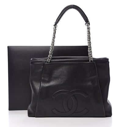Chanel CC Shopping Tote Black 14 of 14