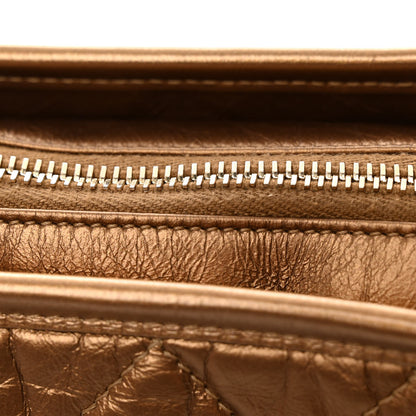 Chanel Metallic Aged Calfskin Quilted Small Gabrielle Hobo Bronze 10 of 10