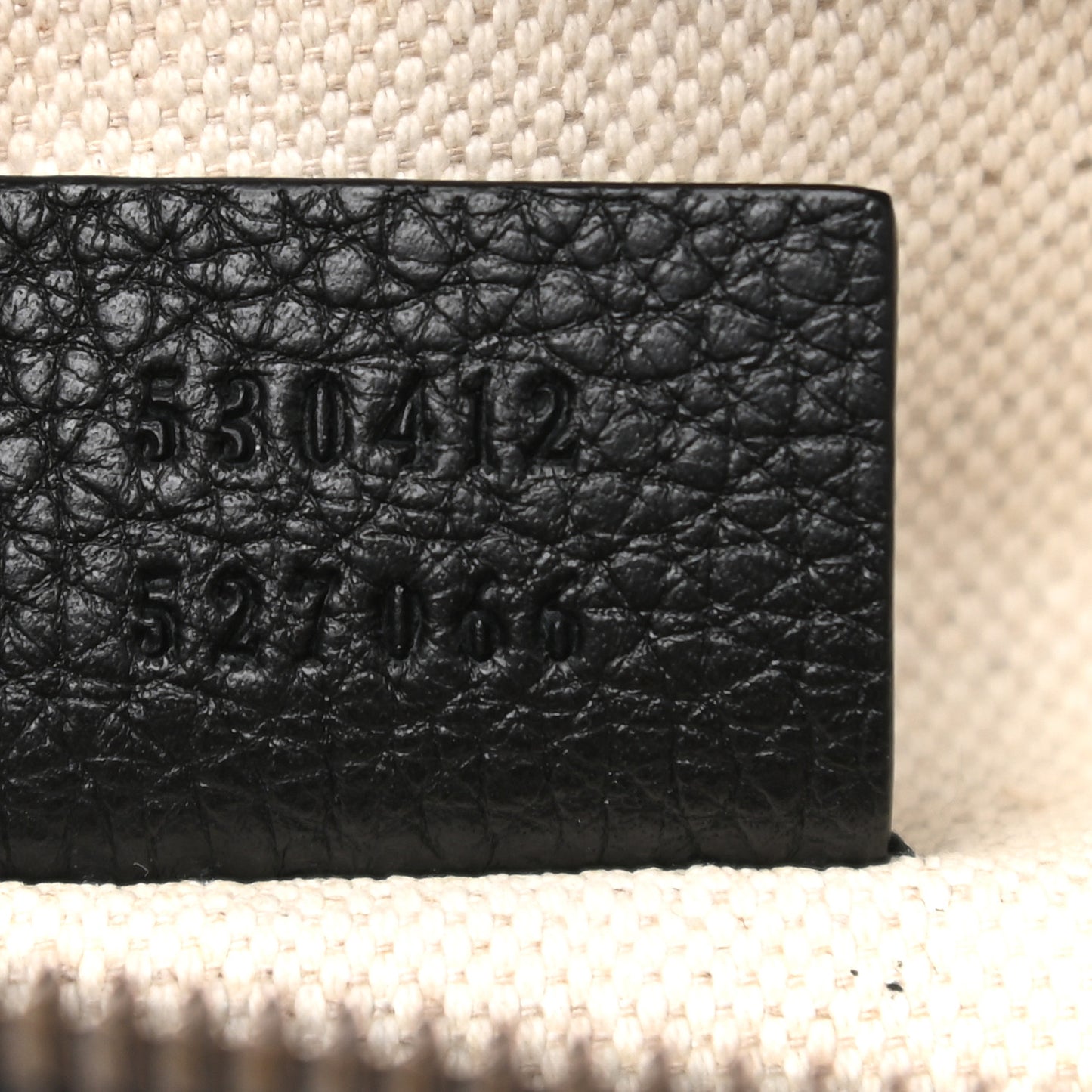 Grained Calfskin Logo Belt Bag Black