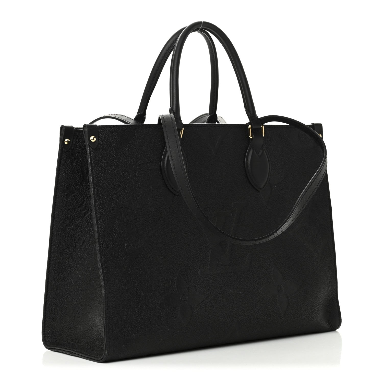 Louis Vuitton Empreinte Monogram Giant Onthego MM Black 3 of 9