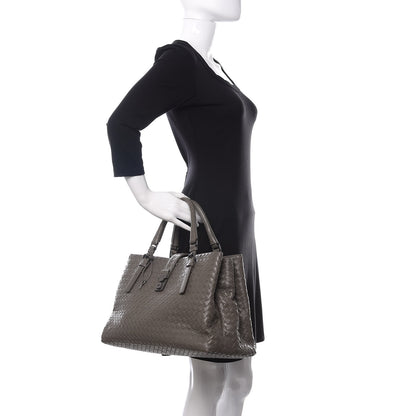 Bottega Veneta Nappa Intrecciato Medium Roma Tote Shadow 2 of 11