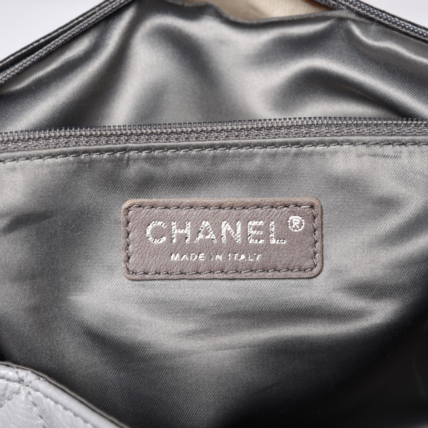 Chanel Vinyl Quilted Jumbo Melrose Degrade Flap Black 6 of 7
