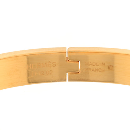 Hermes Enamel Mini Clic Chaine d'Ancre Bracelet PM Rose Candeur 4 of 5