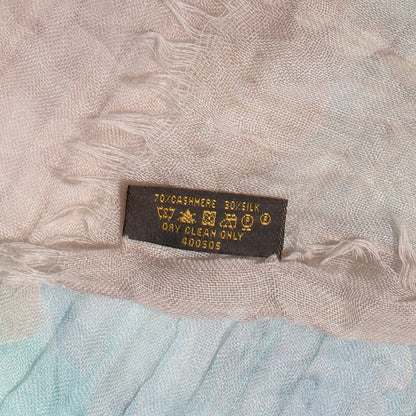 Louis Vuitton Cashmere Silk Pastel Stole 7 of 7