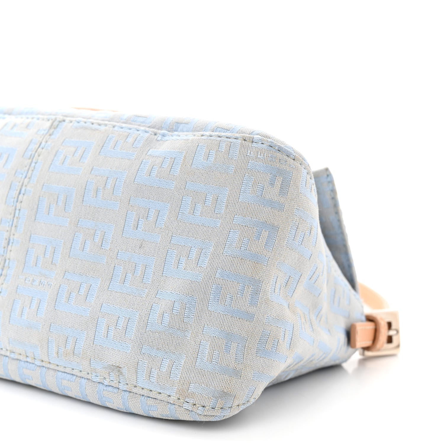 Fendi Zucchino Mini Mama Baguette Blue 9 of 9